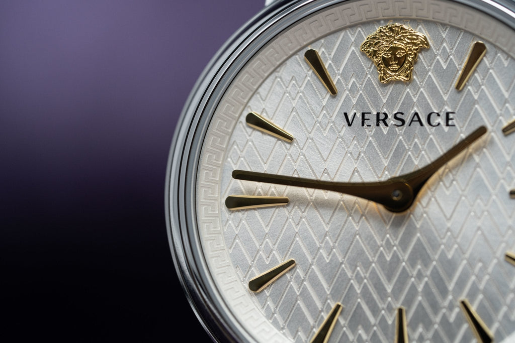 Versace Ladies Watch V-Circle 38mm Silver