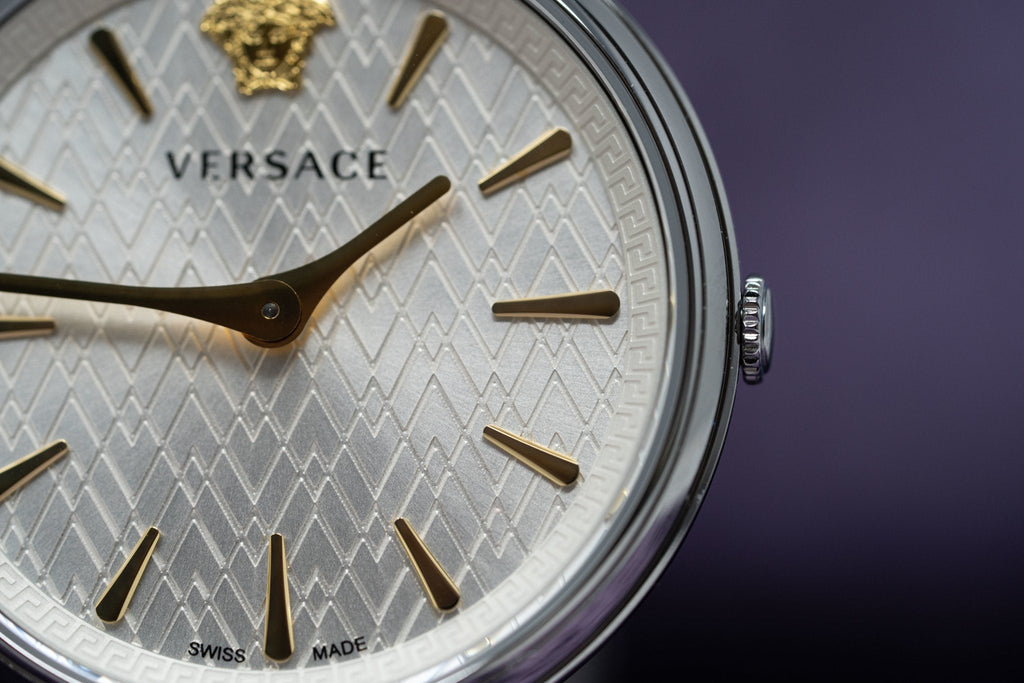 Versace Ladies Watch V-Circle 38mm Silver