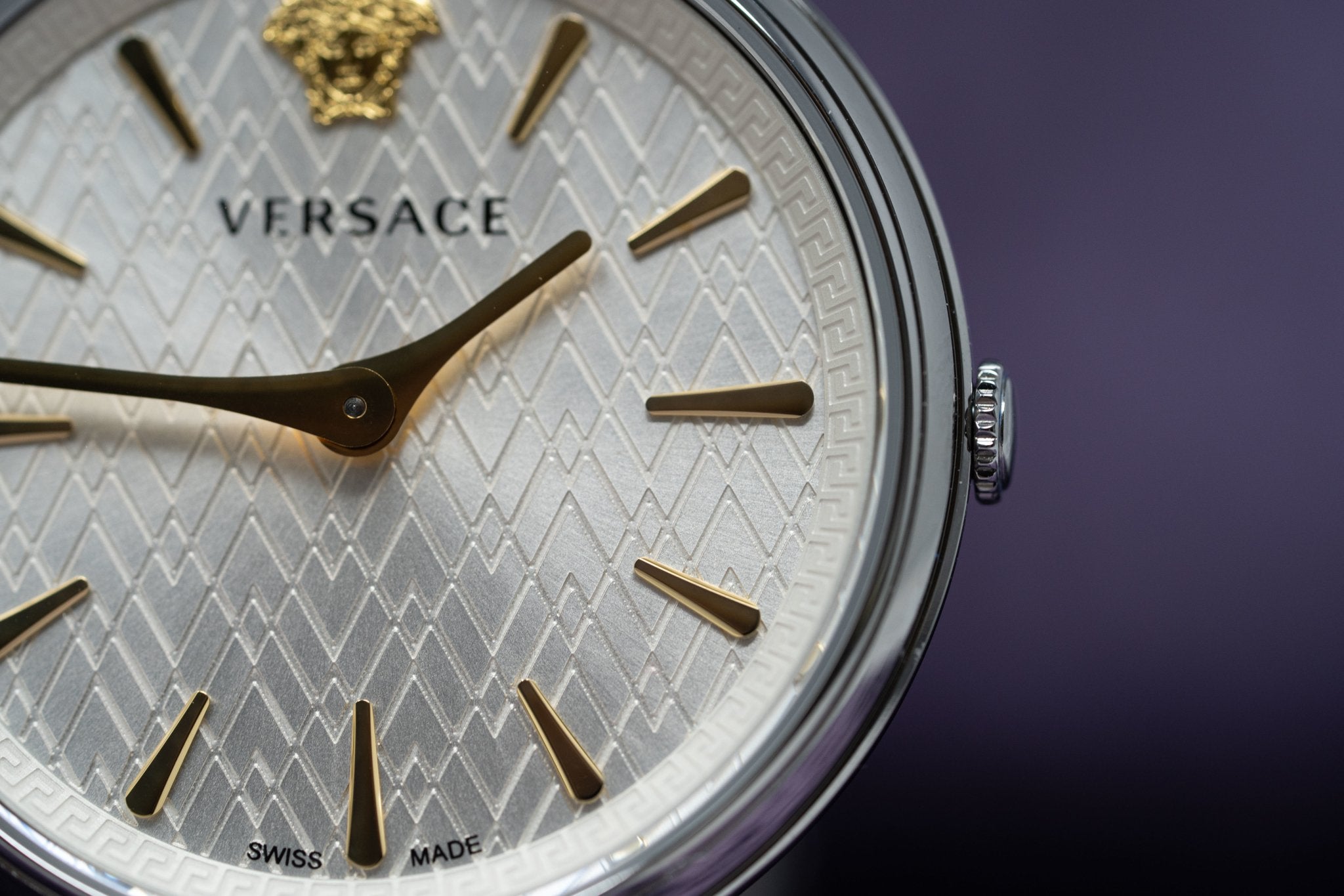Versace Ladies Watch V-Circle 38mm Silver