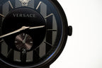 Versace V-Circle Small Seconds IP Black