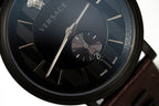 Versace V-Circle Small Seconds IP Black