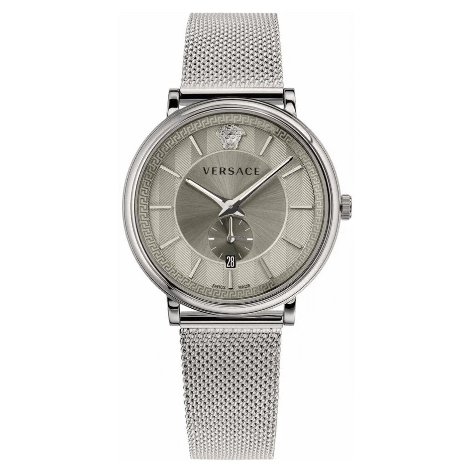 Versace V-Circle Small Seconds Silver
