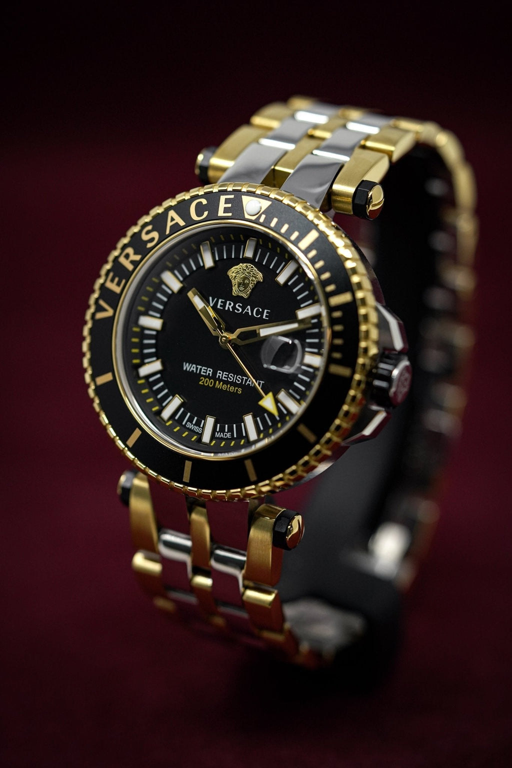 Versace V-Race Diver Two Tone