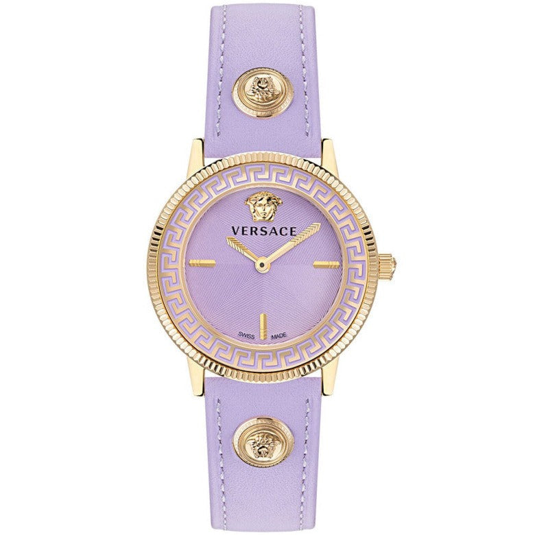 Versace Ladies Watch V-Tribute Lilac Gold
