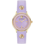 Versace Ladies Watch V-Tribute Lilac Gold