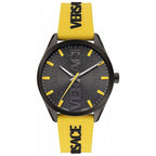 Versace Men's Watch V-Vertical 42mm Black Yellow