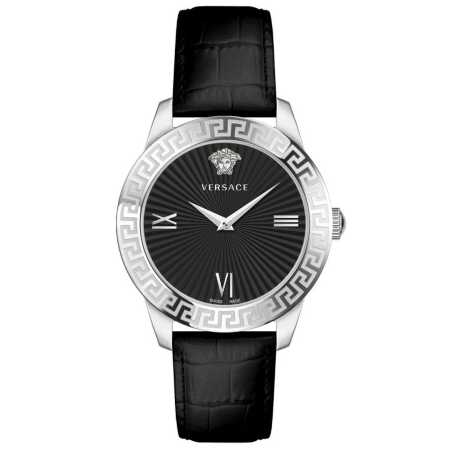 Versace Ladies Watch Greca Signature 38mm Black
