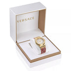 Versace Ladies Watch Greca 38mm Logo Gold Multicolour