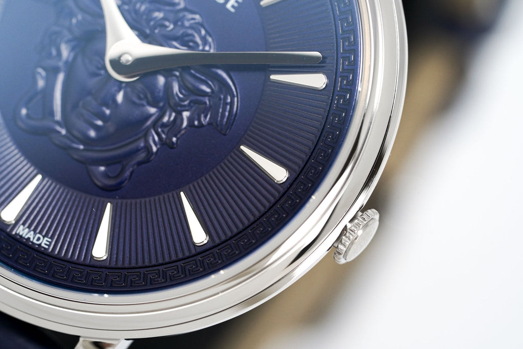 Versace Ladies Watch V-Circle 38mm Blue