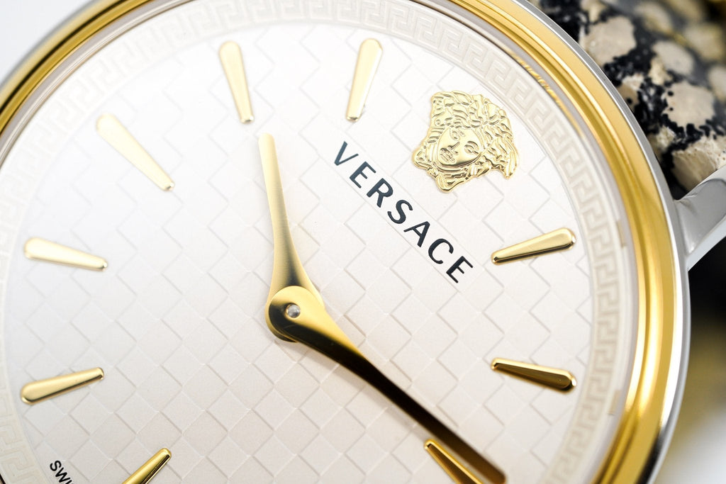 Versace Ladies Watch V-Circle 38mm White Grey