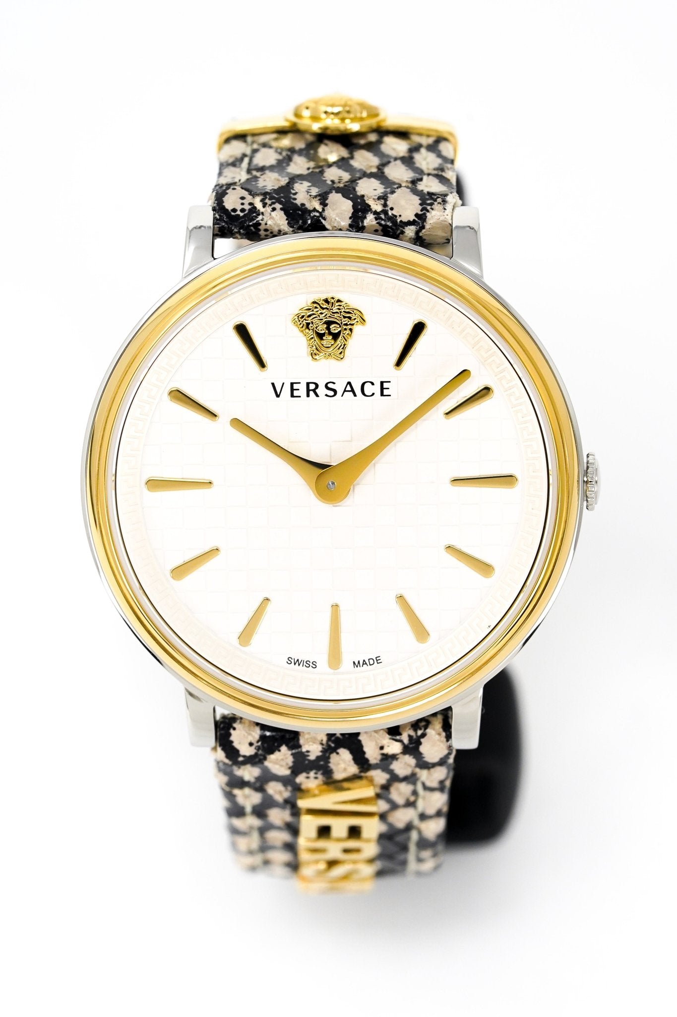 Versace Ladies Watch V-Circle 38mm White Grey
