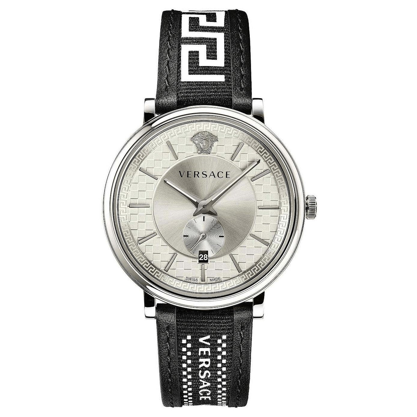 Versace Watch V-Circle 42mm Black