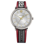 Versace Men's Watch V-Circle Silver Black