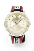 Versace Men's Watch V-Circle Silver Black