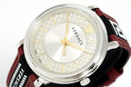 Versace Men's Watch V-Circle Silver Black