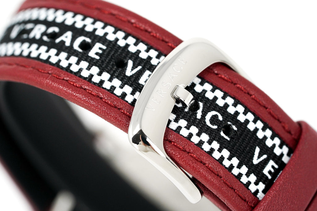 Versace Men's Watch V-Circle Silver Black