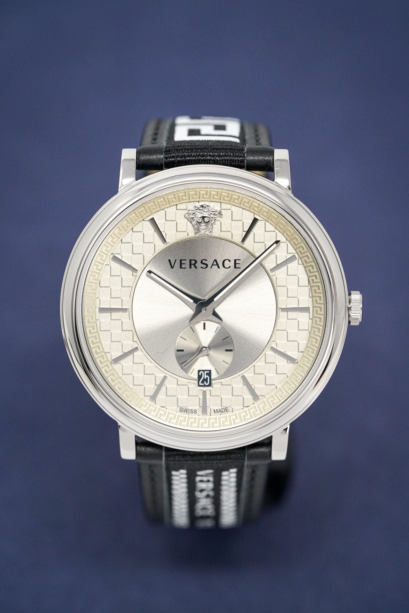 Versace Watch V-Circle 42mm Black