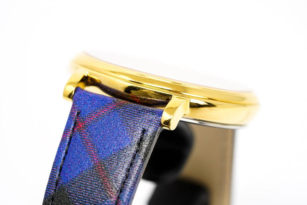 Versace Ladies Watch V-Circle The Clans Edition Blue Gold