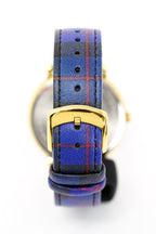 Versace Ladies Watch V-Circle The Clans Edition Blue Gold