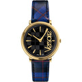 Versace Ladies Watch V-Circle The Clans Edition Blue Gold