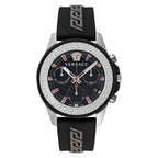 Versace Men's Watch 45mm Greca Action Chronograph Black