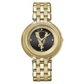 Versace Ladies Watch Thea 38mm Black Gold Bracelet