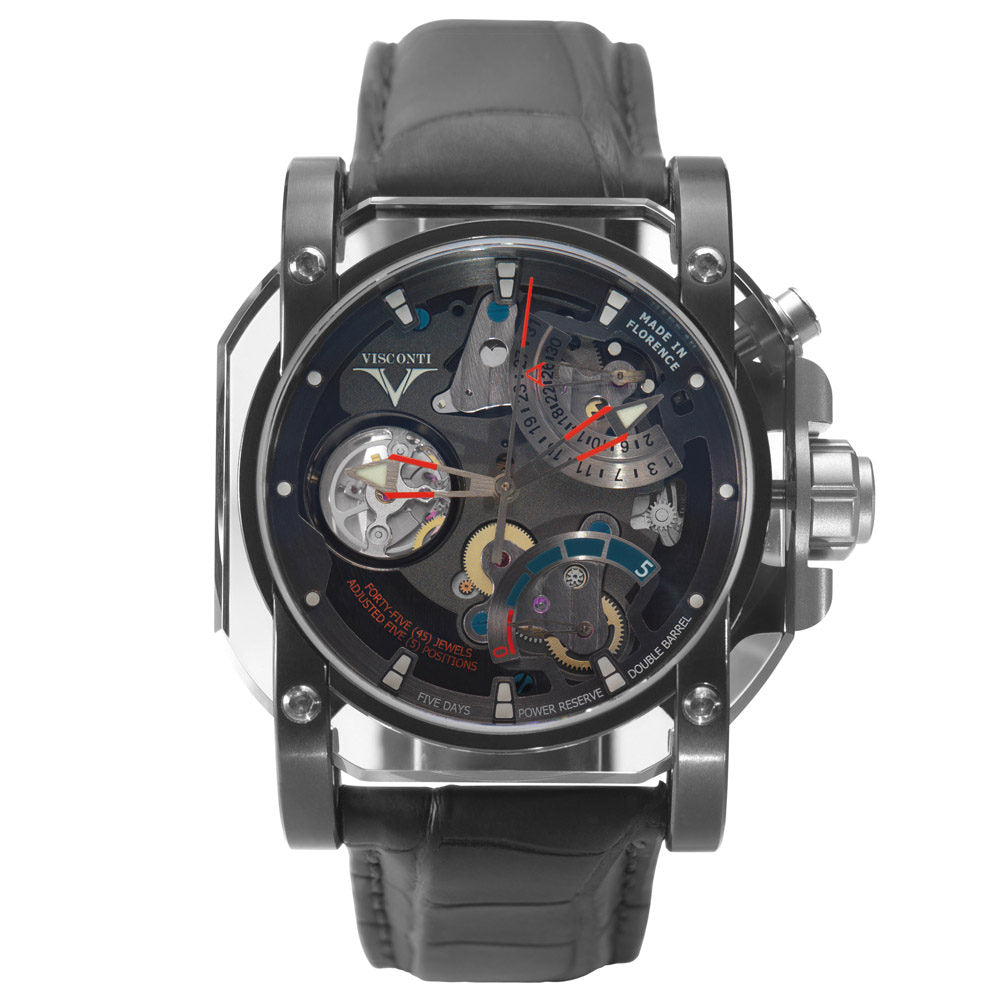 Visconti Watch 2Squared Crystal Demo Smoke