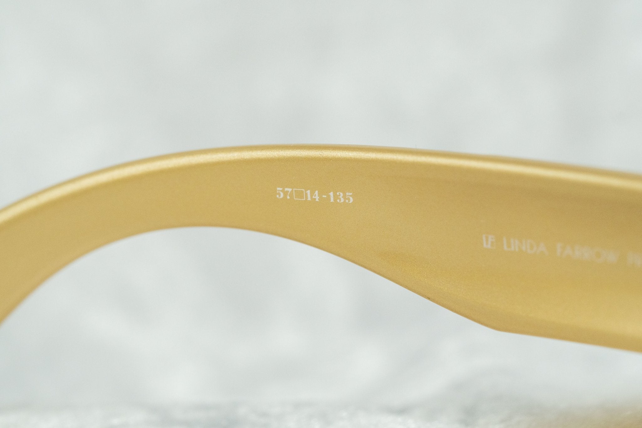 Walter Van Beirendonck Sunglasses Special Gold and Transparent