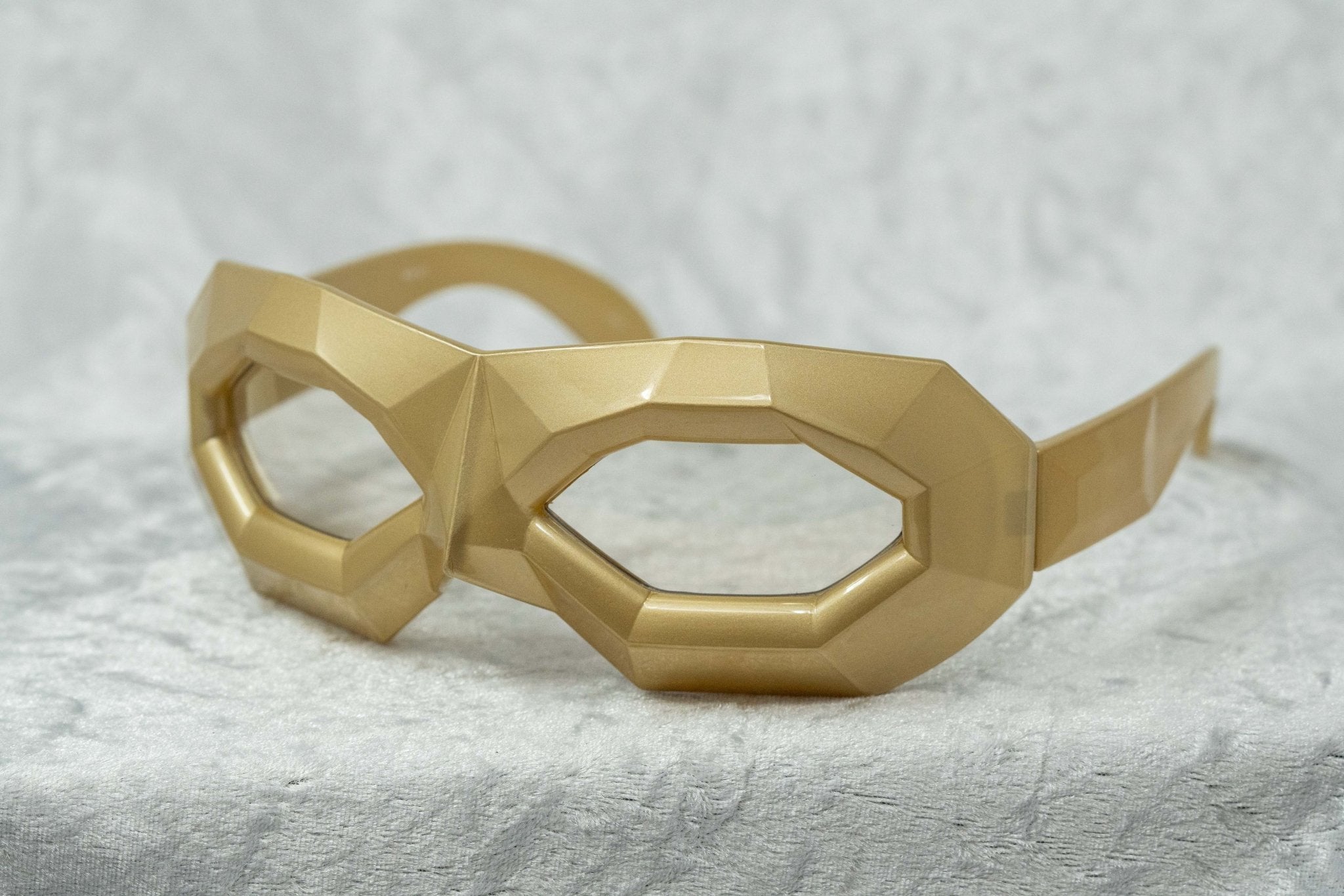 Walter Van Beirendonck Sunglasses Special Gold and Transparent