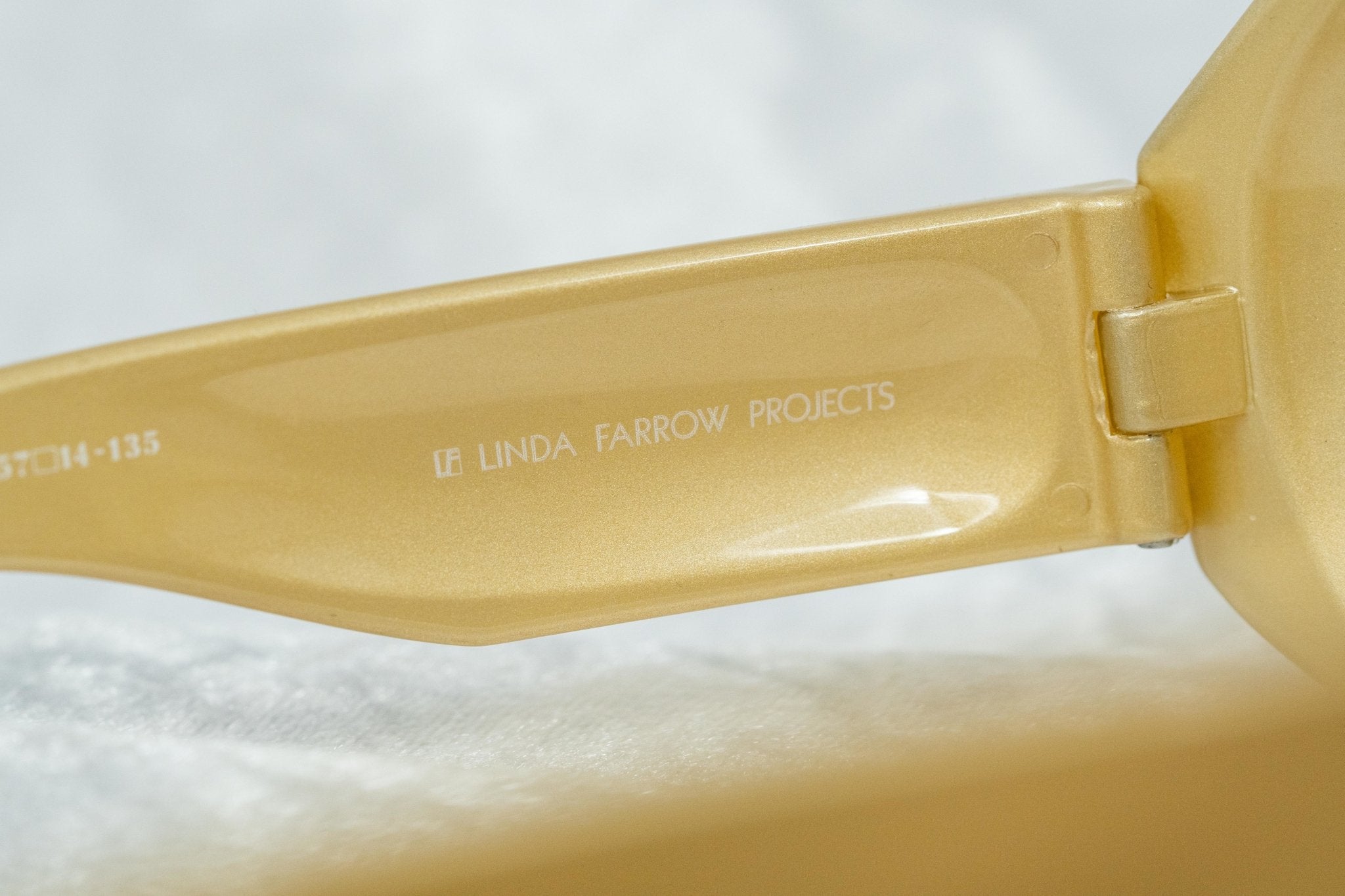 Walter Van Beirendonck Sunglasses Special Gold and Transparent