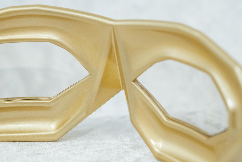 Walter Van Beirendonck Sunglasses Special Gold and Transparent
