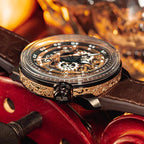 Bomberg BB-01 Automatic Mariachi Skull Men's Brown Watch