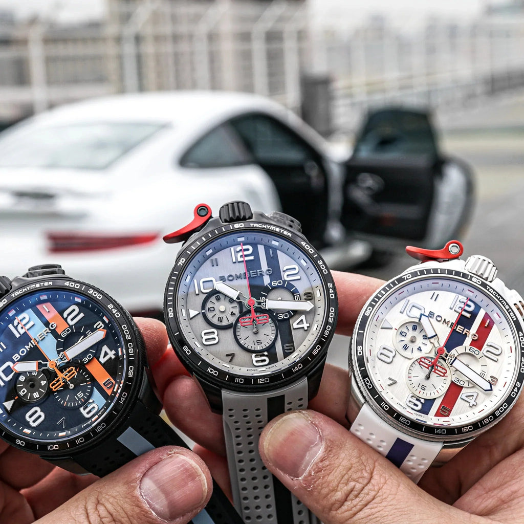 Bomberg Le Mans Men's White Watch