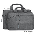 Water-Resistant Laptop Carrying Case with Pockets