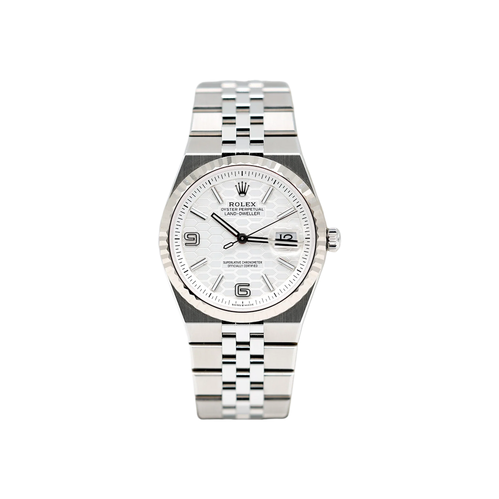 Rolex - Land-Dweller - White Honeycomb Motif Dial - 127234 - 2025