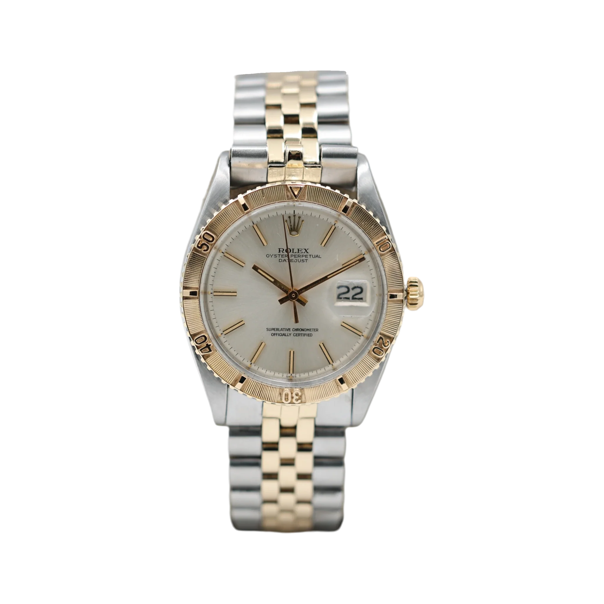 Rolex - Datejust - Turn-O-Graph Sunburst Silver Dial - 1625 - 1969