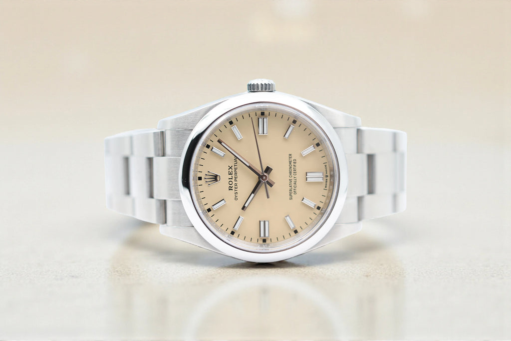 Rolex - Oyster Perpetual - Beige Dial - 126000 - 2025