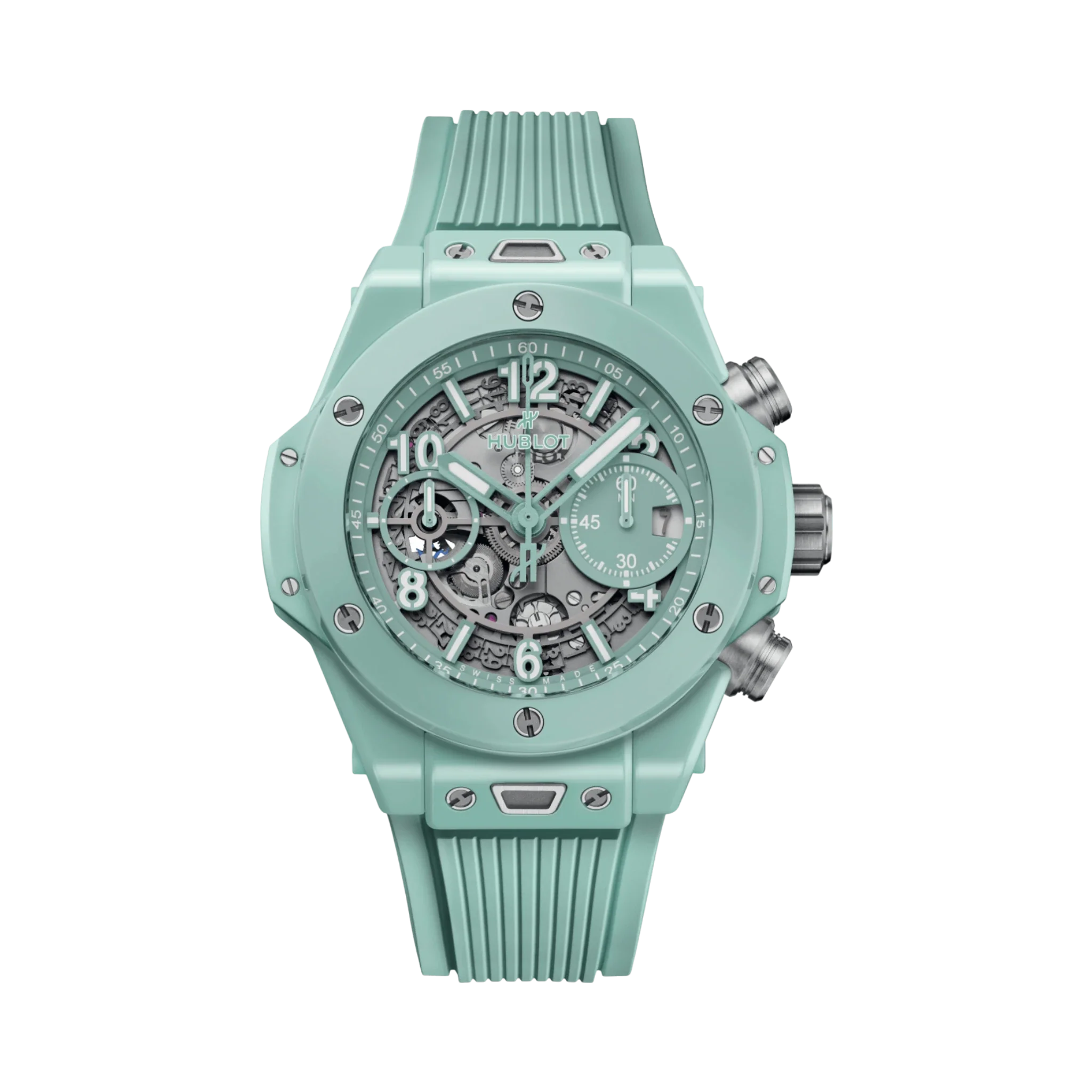 Hublot - Big Bang Unico Mint Green Ceramic - Skeleton Dial - 441.GS.5221.RX - 2025