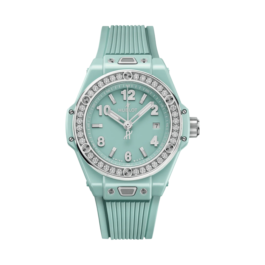 Hublot - Big Bang One Click Mint Green Ceramic Diamonds - Mint Green Dial - 485.GS.5271.RX.1204 - 2025