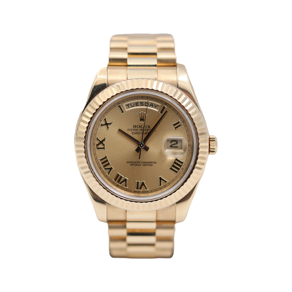 Rolex - Day-Date - Champagne Roman Dial - 218238 - 2012