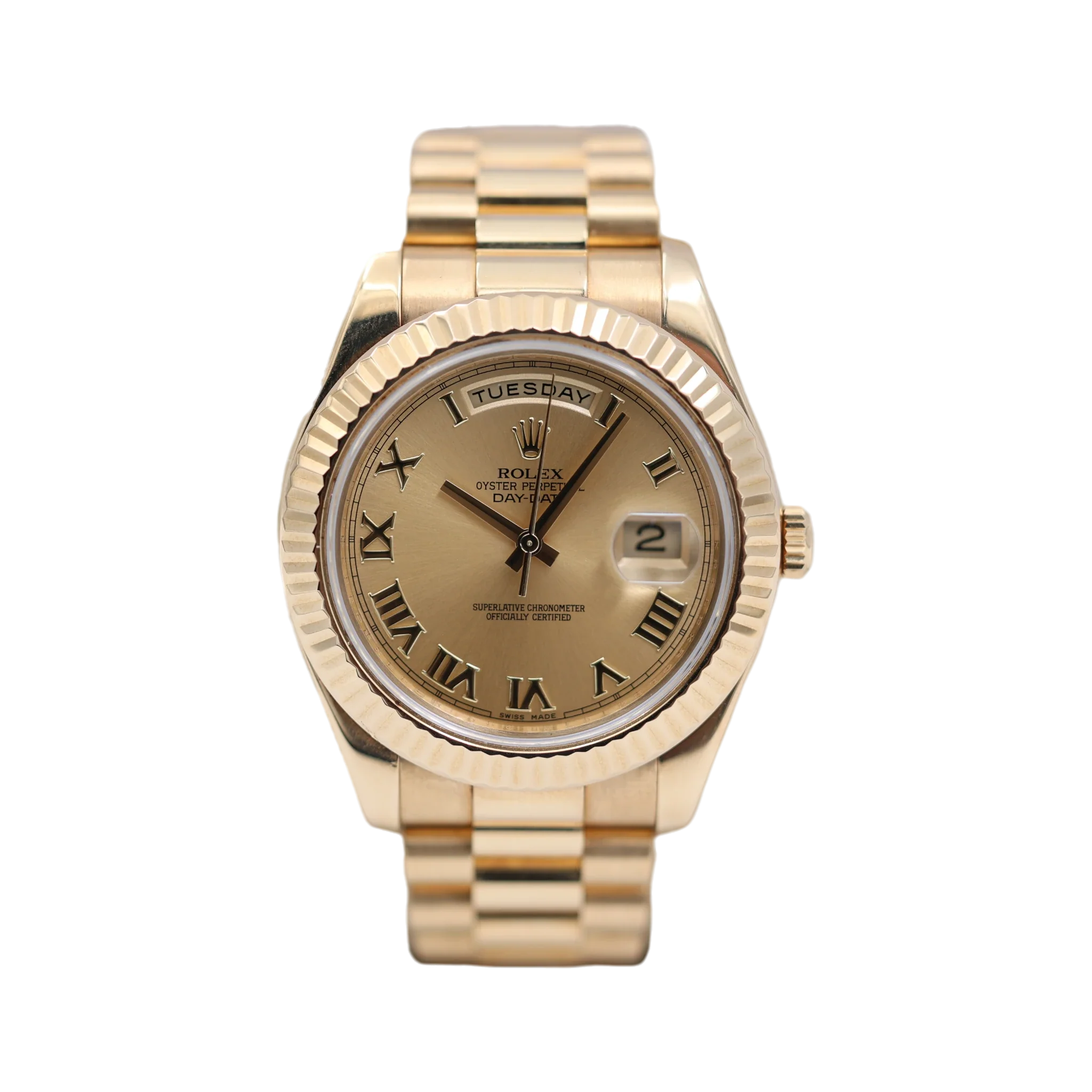 Rolex - Day-Date - Champagne Roman Dial - 218238 - 2012