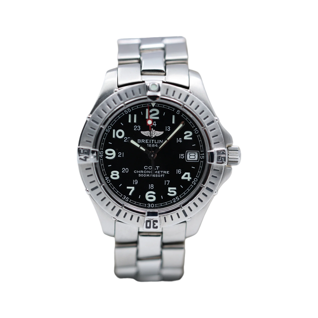 Breitling - Colt Quartz - Black Dial - A74350 - Circa 2003
