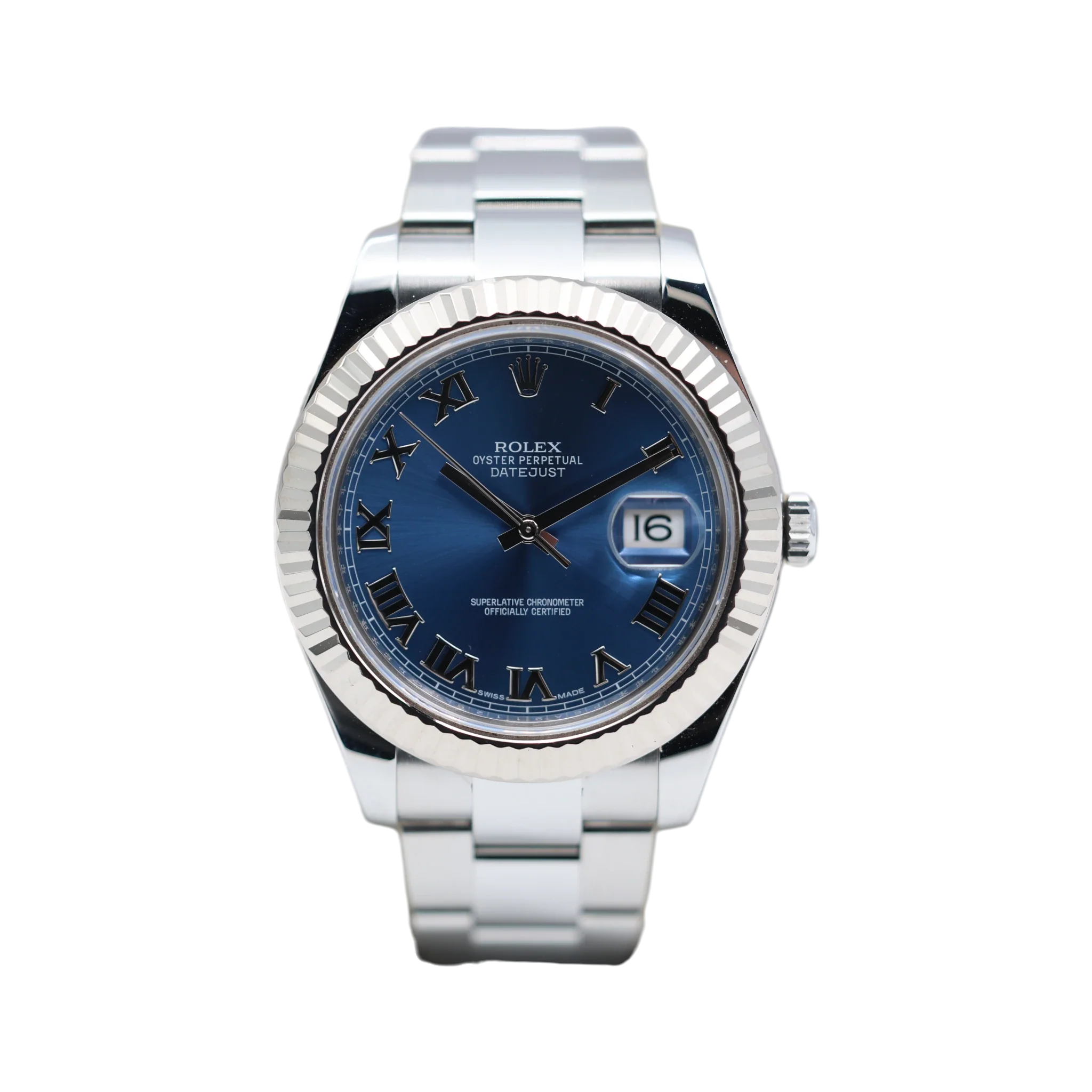 Rolex - Datejust - Blue Roman Dial - 126334