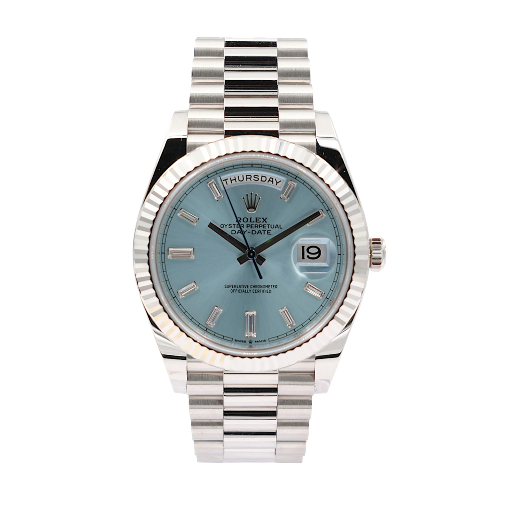 Rolex - Day-Date - Ice Blue Baguette Dial - 228236 - 2023