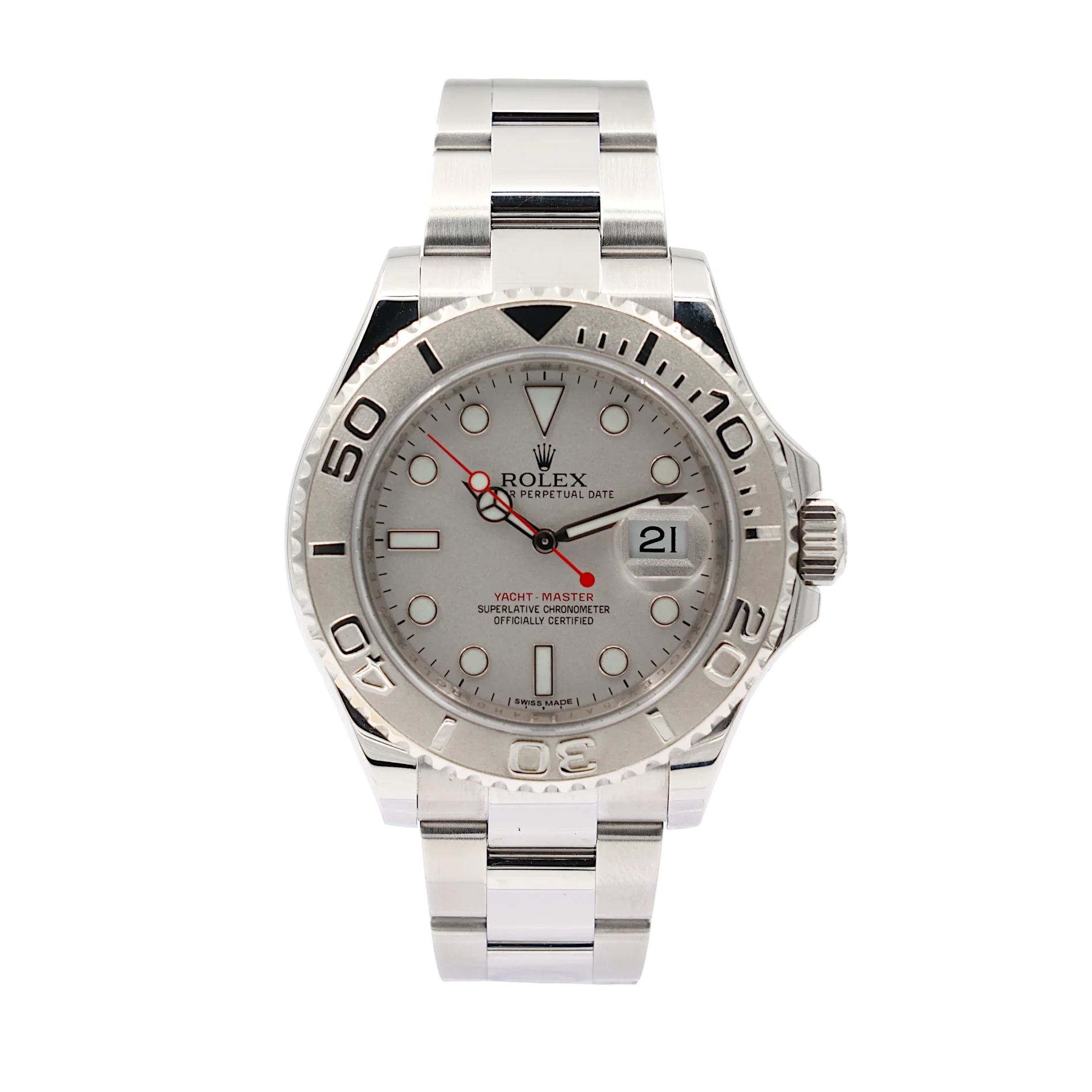Rolex - Yacht-Master - Platinum Dial - 116622