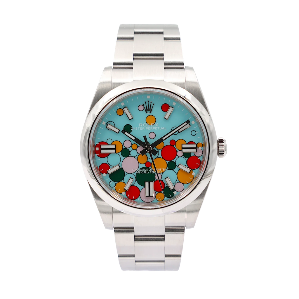 Rolex - Oyster Perpetual - "Tiffany Celebration" Blue Dial - 124300 - 2025