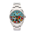 Rolex - Oyster Perpetual - "Tiffany Celebration" Blue Dial - 124300 - 2025
