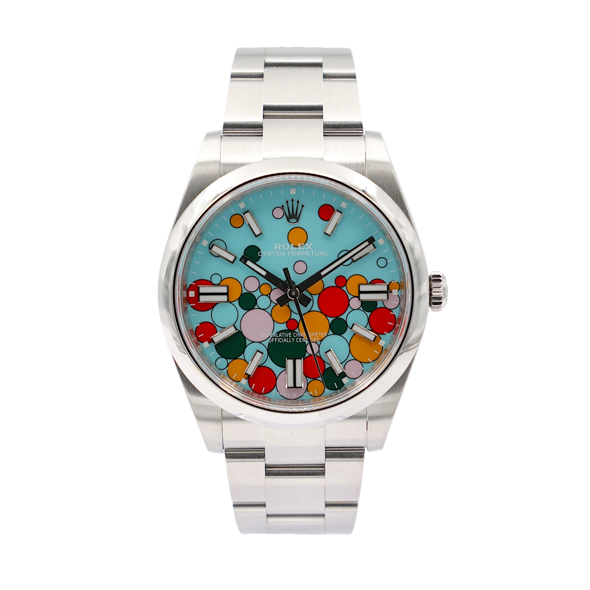 Rolex - Oyster Perpetual - "Tiffany Celebration" Blue Dial - 124300 - 2025