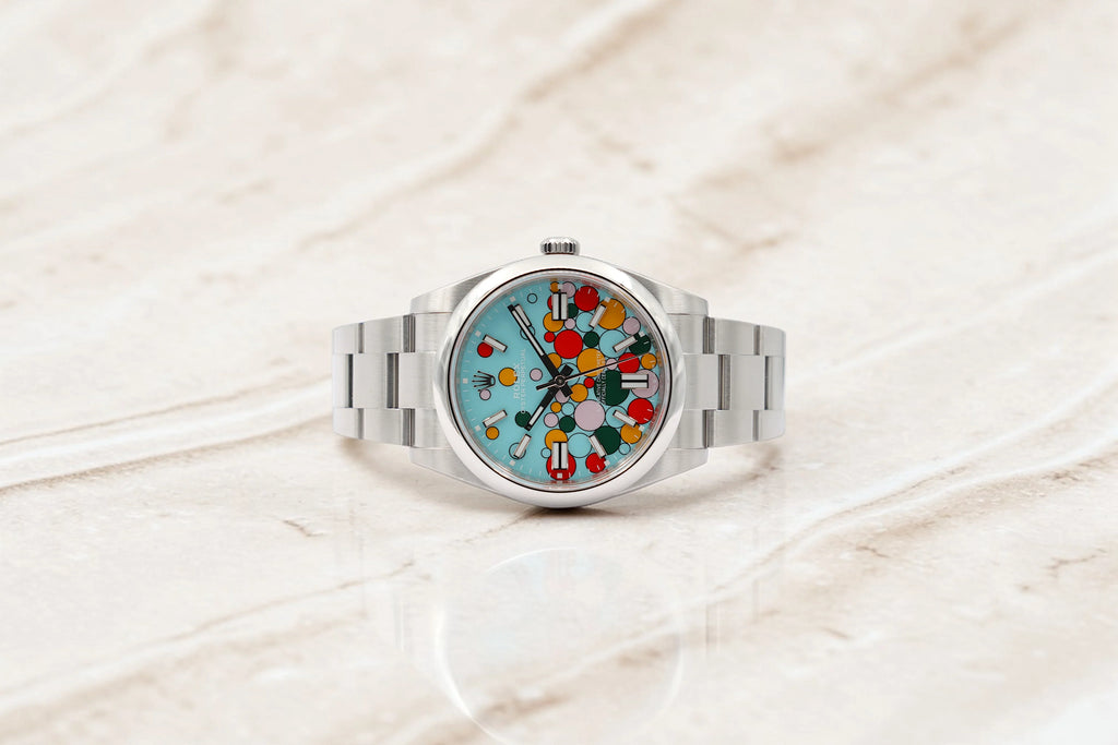 Rolex - Oyster Perpetual - "Tiffany Celebration" Blue Dial - 124300 - 2025