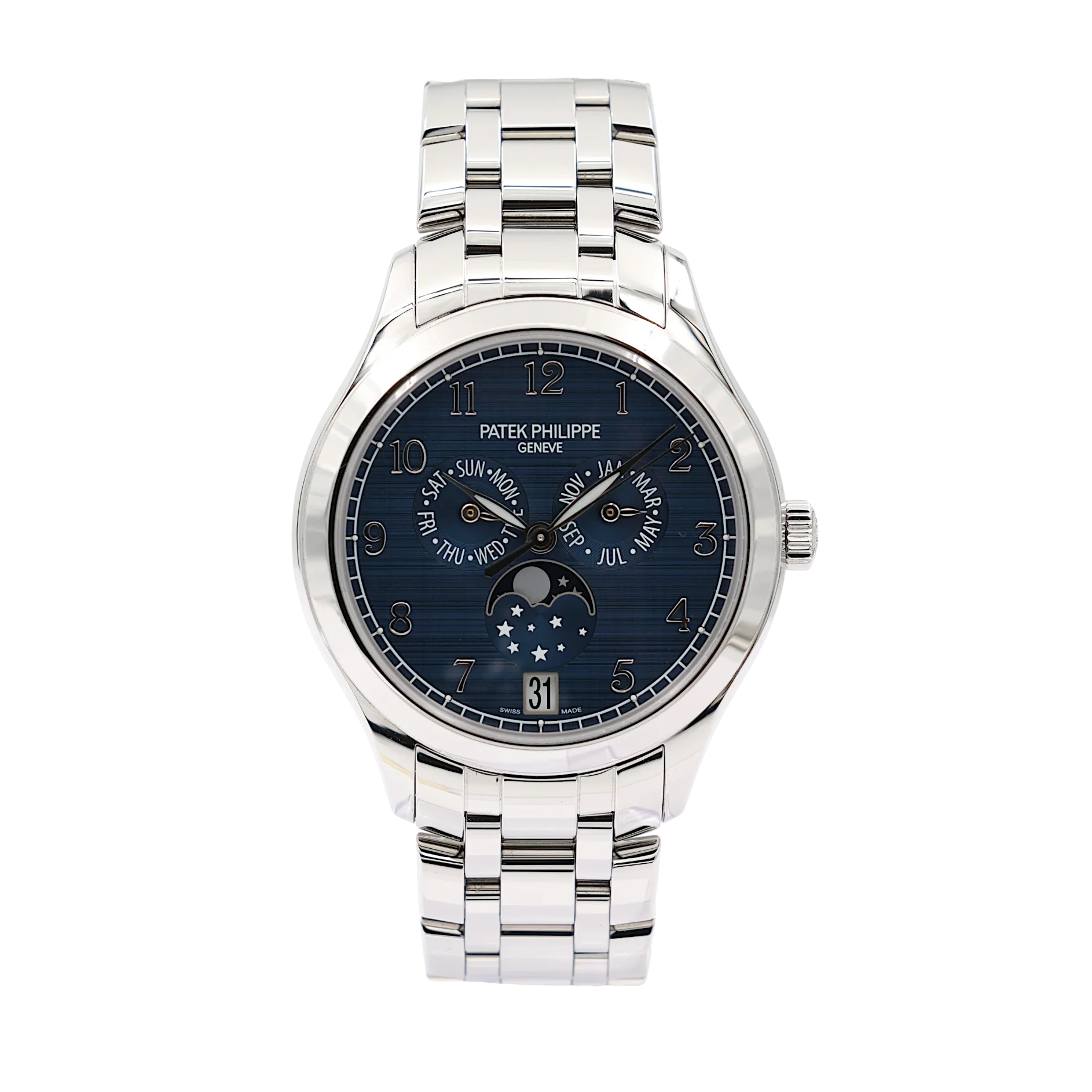 Patek Philippe - Annual Calendar - Blue Linen Dial - 4947/1A-001 - 2025
